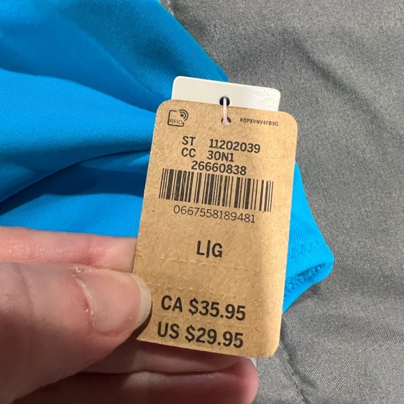 NWT VS Victoria Secret blue bikini swim suit L XXL - Picture 6 of 12